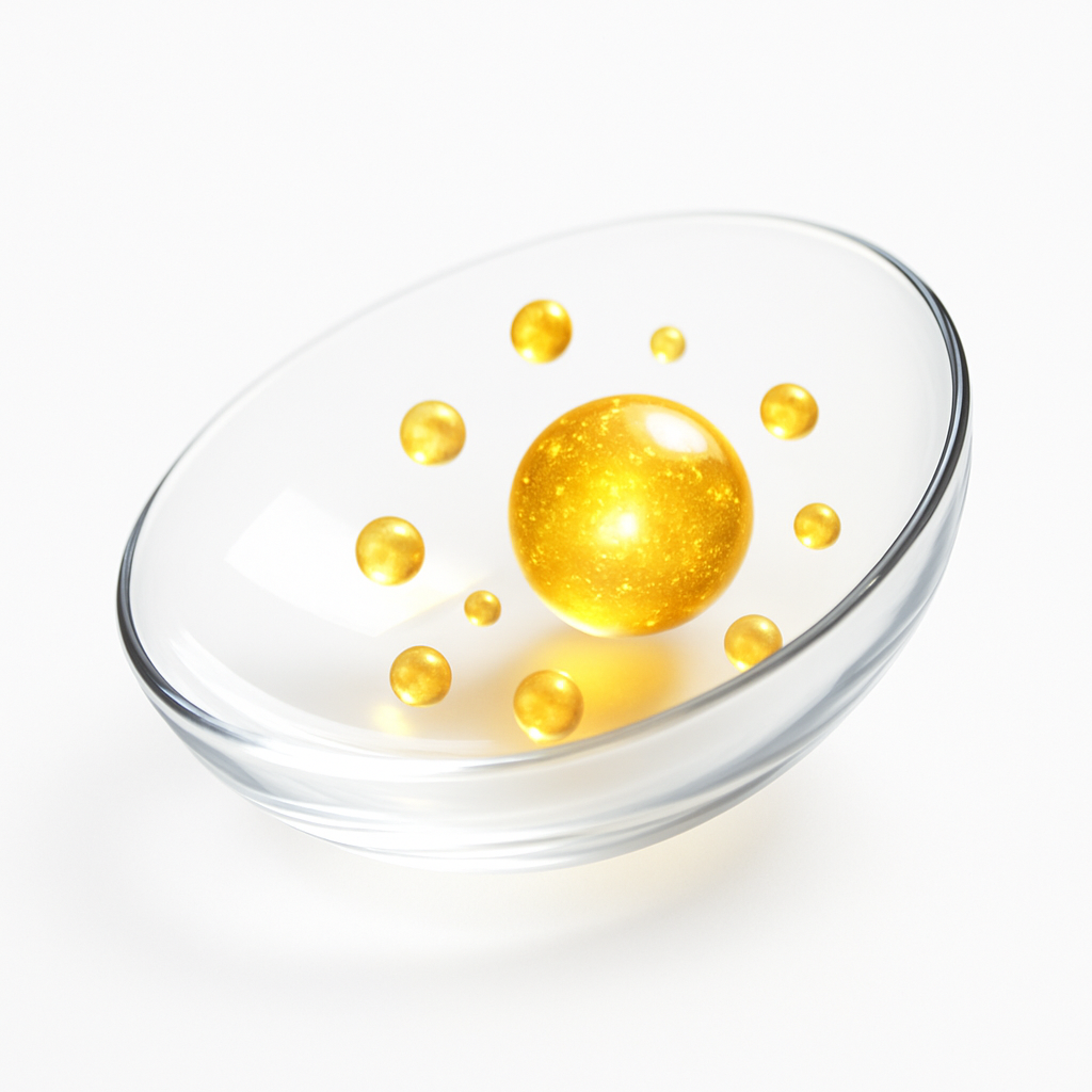 Clearlii lens with vitamin micro-spheres
