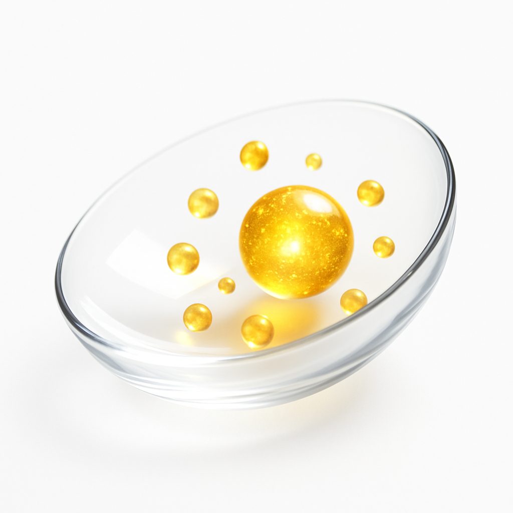 Clearlii lens with vitamin micro-spheres